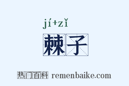 棘子是什么意思的图片